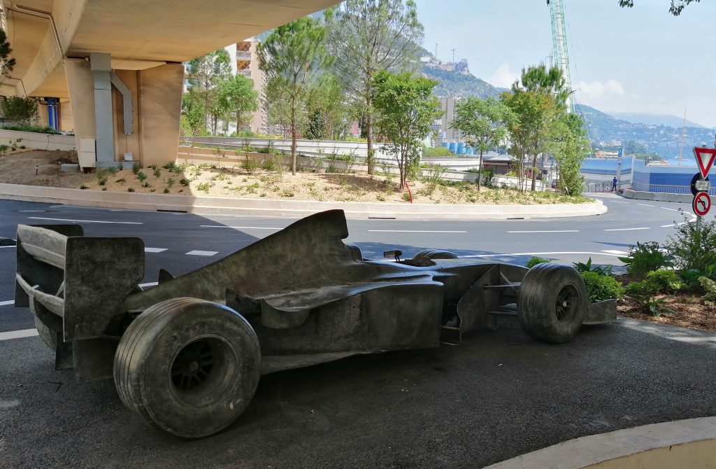 Monaco car sculptue
